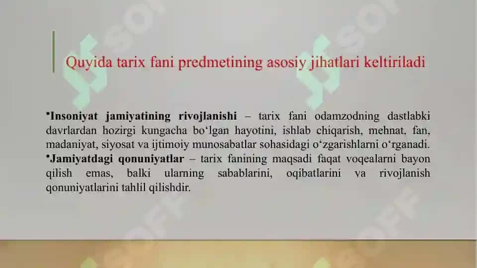 TARIX FANI PREDMETI 4