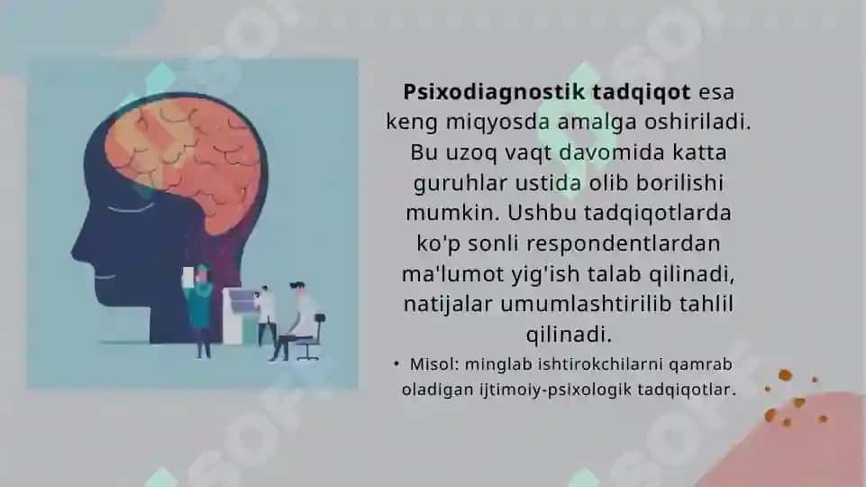 Psixodiagnostik tekshiruv va tadqiqotlar 7