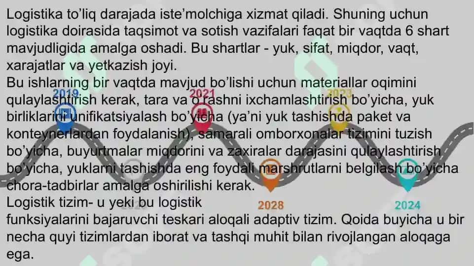 Logistikaning konsepsiyasi evolutsiyasi 4