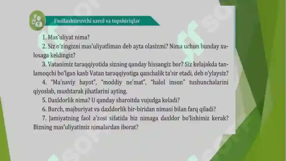 Vatan Taraqqiyotiga Men Ham Mas’ulman 2