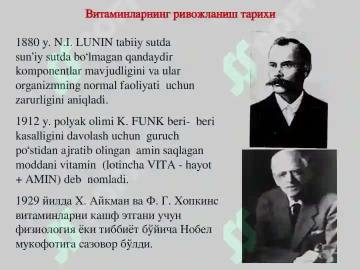 Vitaminlar haqida umumiy tushuncha 3