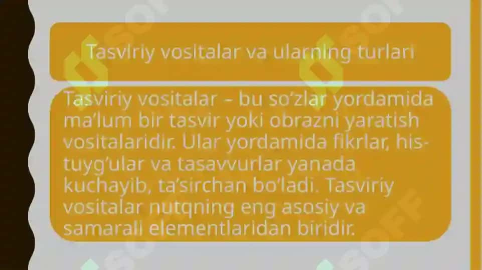 Tasviriy vositalarning nutqimizdagi o‘rni 3