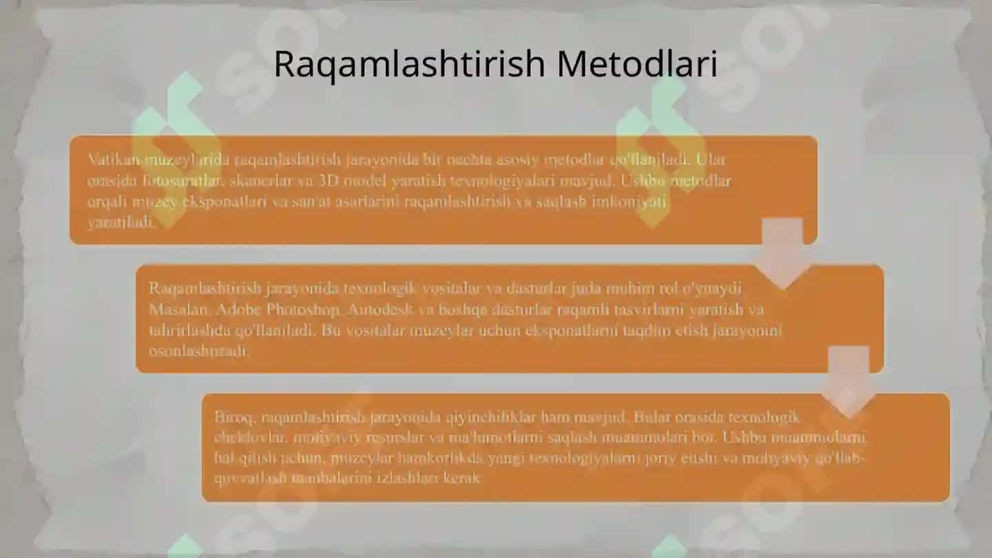 Vatikan muzeylarining raqamli tarixi 8