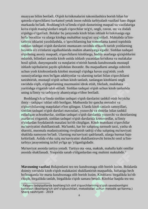 O’QISH DARSLARIDA HIKOYA O’TISH USLUBIYOTI 6