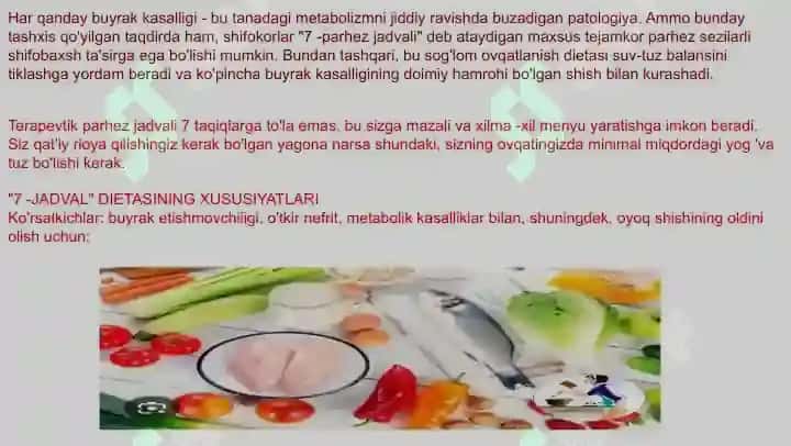 7-parhez jadvali 2