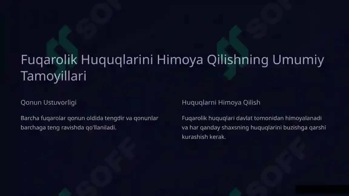 Fuqarolik Huquqlarini Himoya Qilish 2