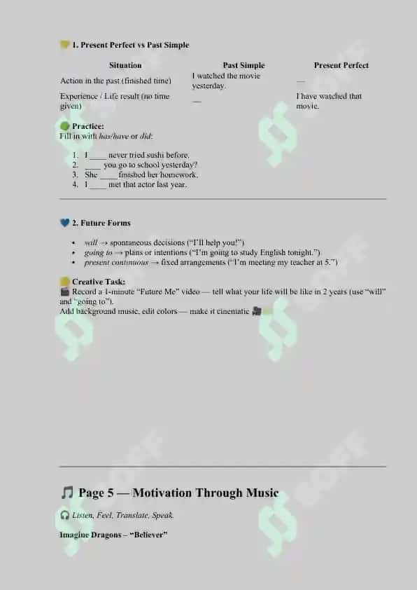 CREATIVE ENGLISH JOURNAL 3
