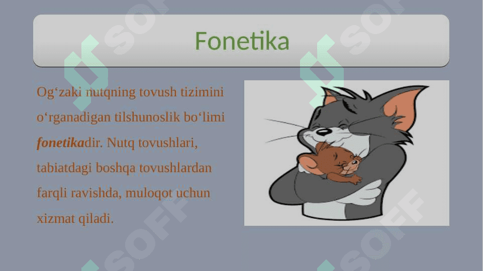 Fonetika. Unli va undosh tovushlar 2