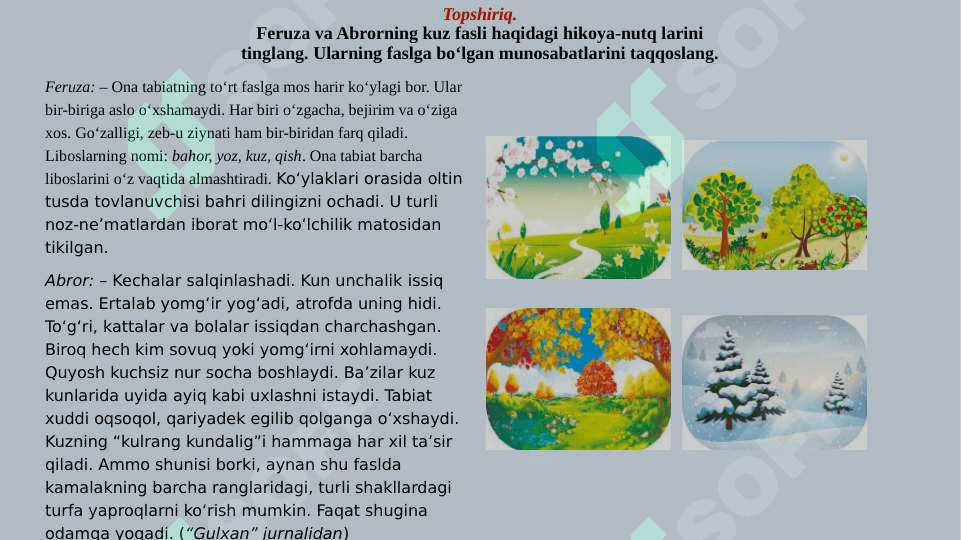Fonetika. Unli va undosh tovushlar 3