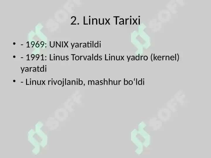 Linux Operatsion Tizimi 3
