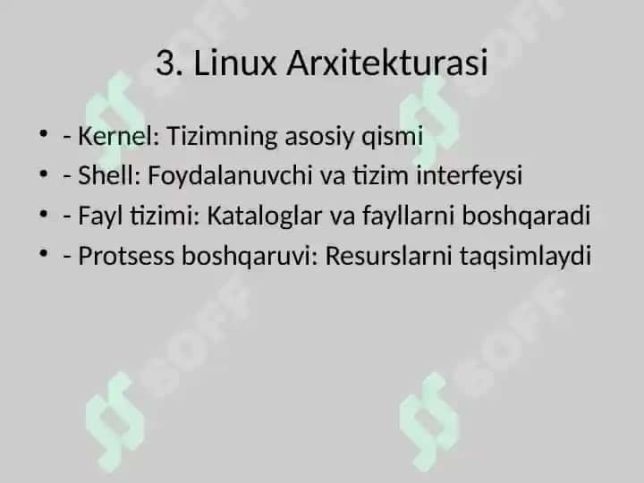 Linux Operatsion Tizimi 4
