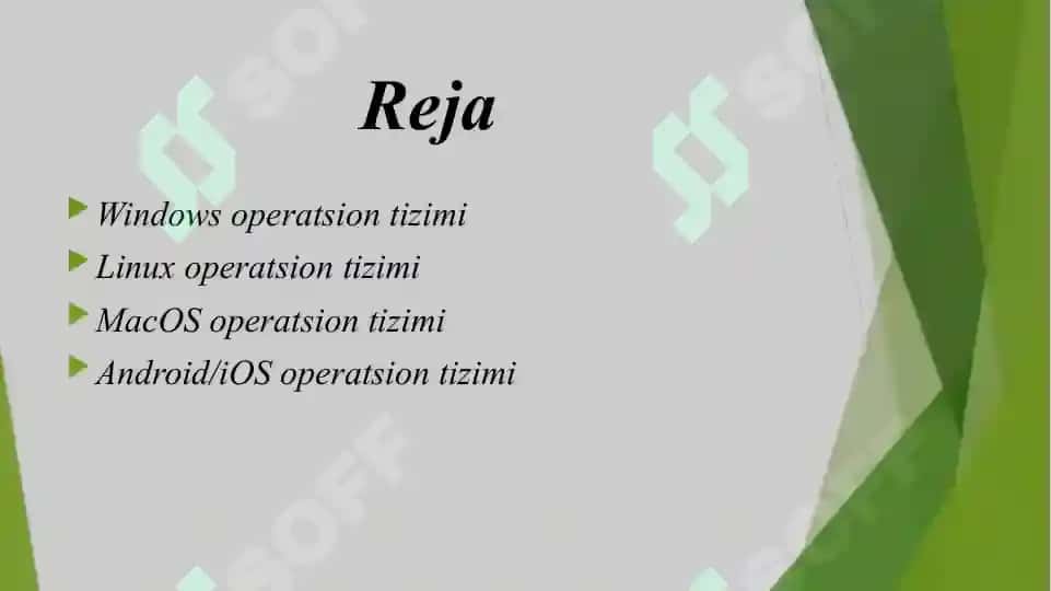 Operatsion tizimlar 2