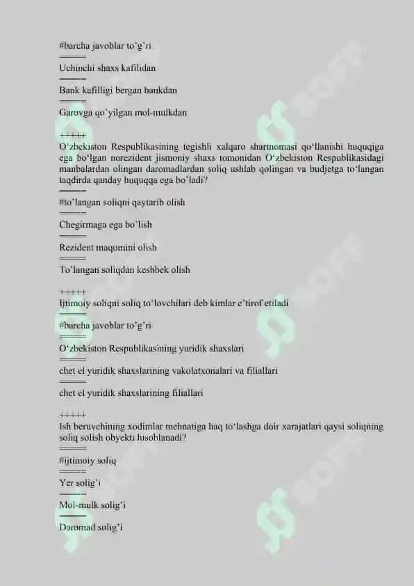 Soliq majburiyatining bajarilishi 5