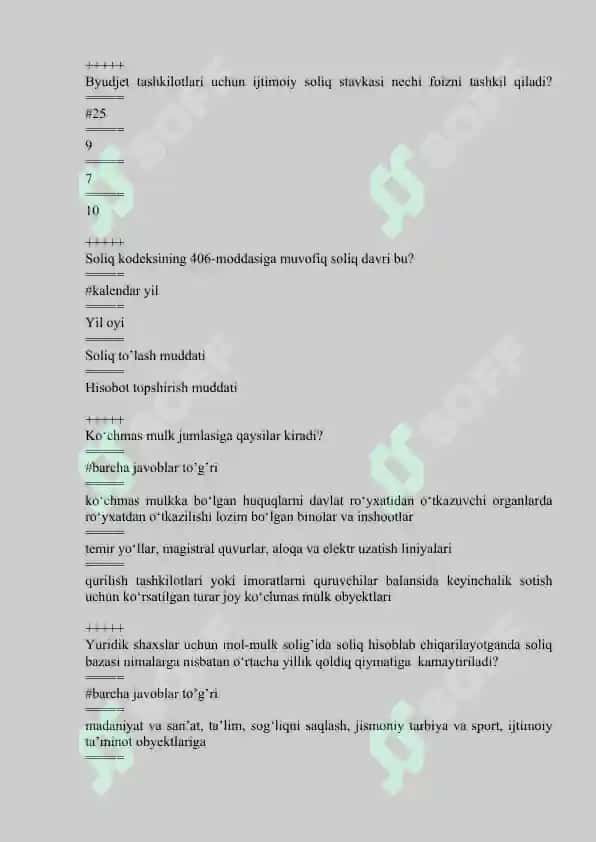 Soliq majburiyatining bajarilishi 6