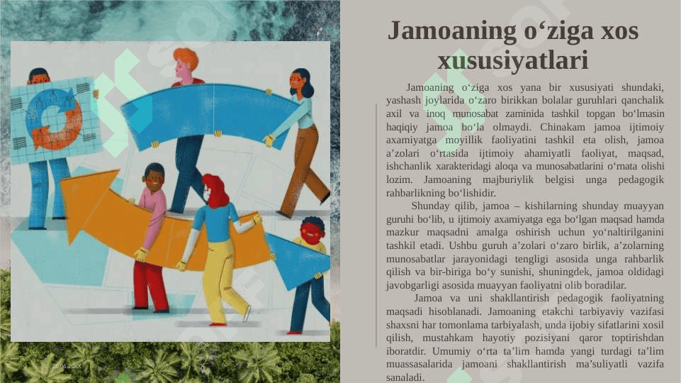 Jamoa tarbiya ob’yekti va sub’yekti sifatida 6