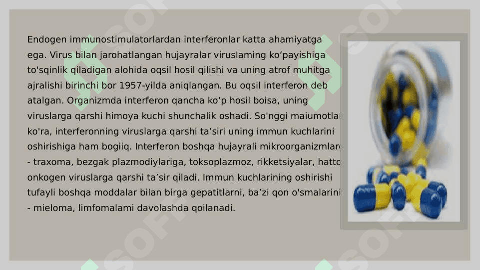 IMMUNITETGA TASIR ETUVCHI MODDALAR 6