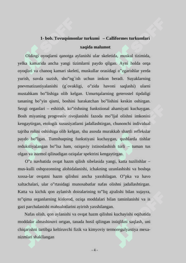 Tovuqsimonlar turkumii 4