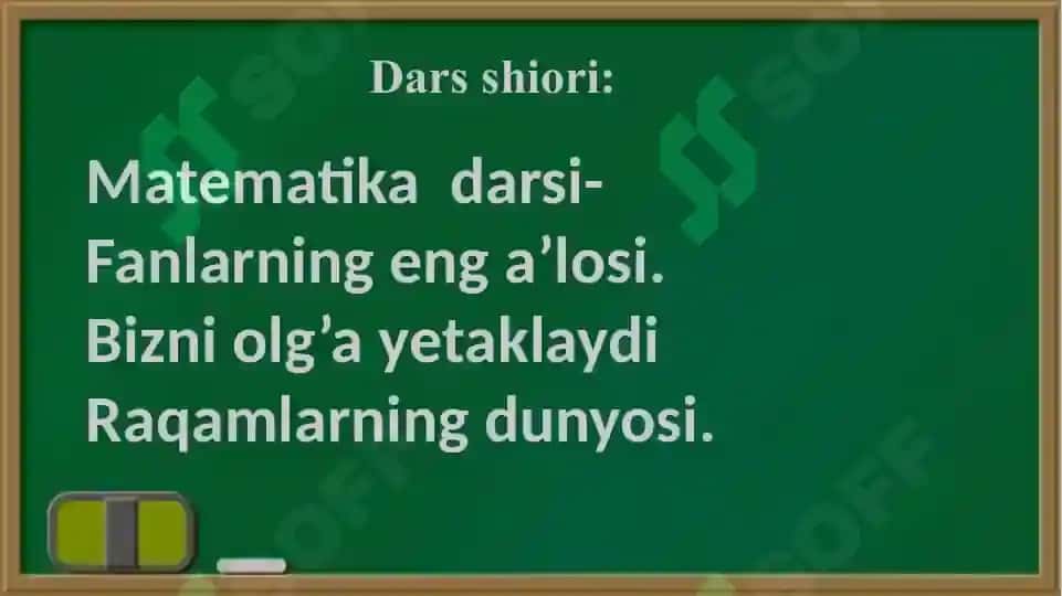 Tenglama boshlang'ich sinf 4
