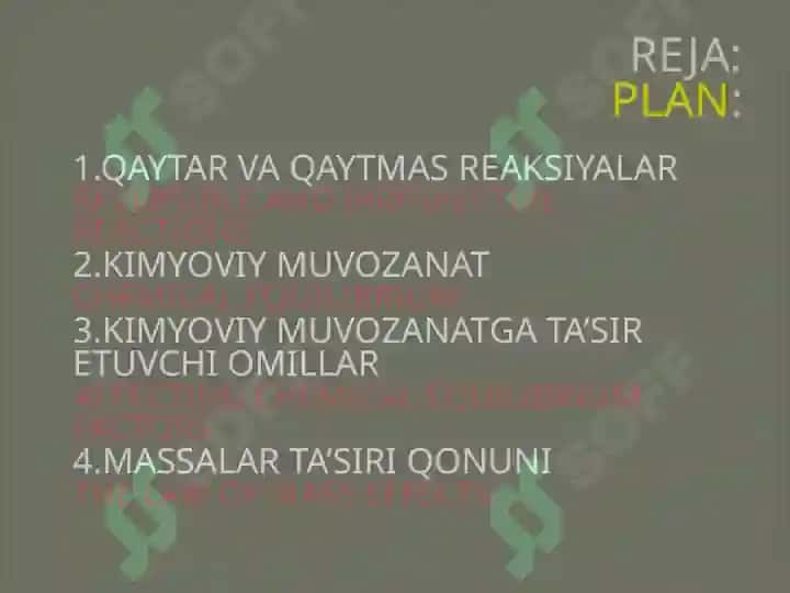 Kimyoviy muvozanat termodinamikasi 2