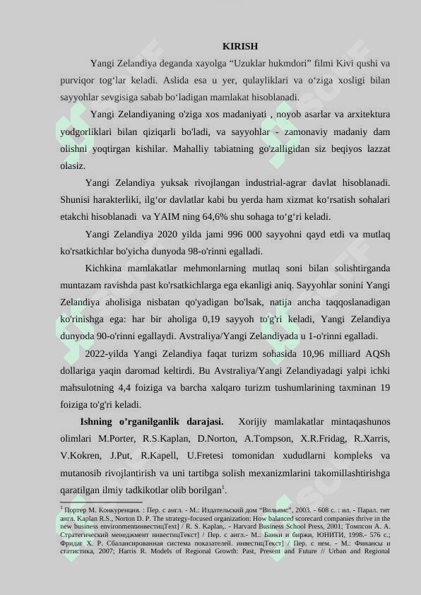 YANGI ZELLANDIYA TURIZMINING DINAMIKASI. 3