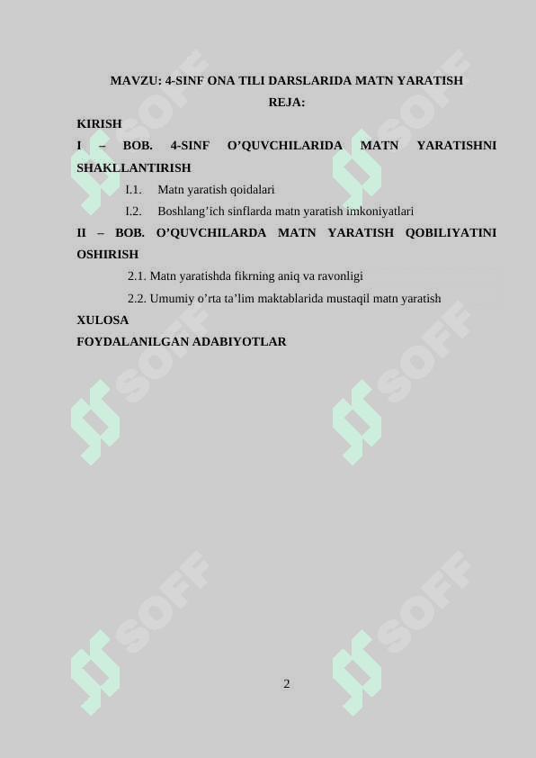 4-SINF ONA TILI DARSLARIDA MATN YARATISH 2