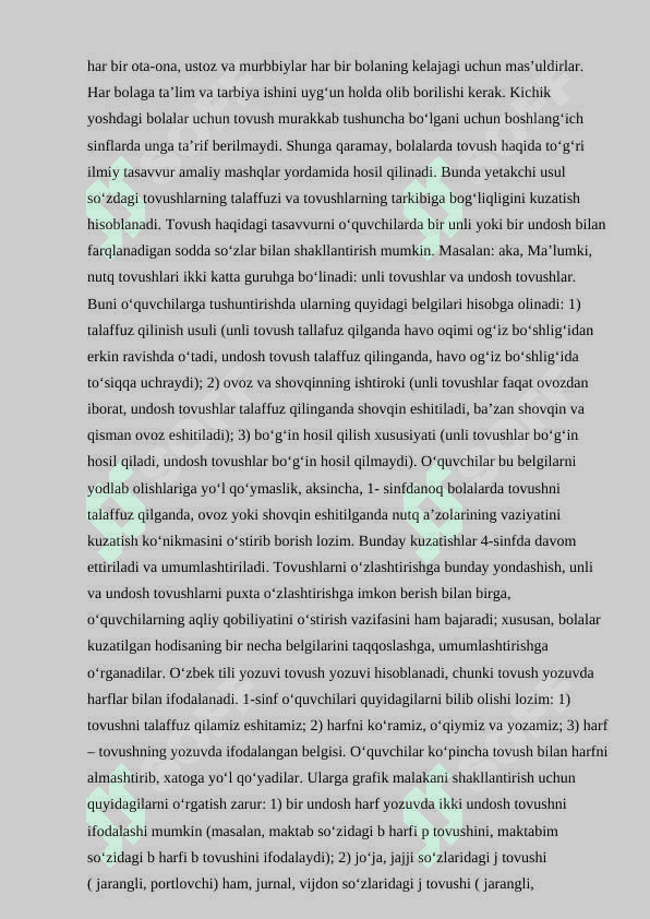O’QISH SAVODXONLIGI DARSLARIDA SHE’R O’TISH USLUBIYATI ( 1-SINF) 4