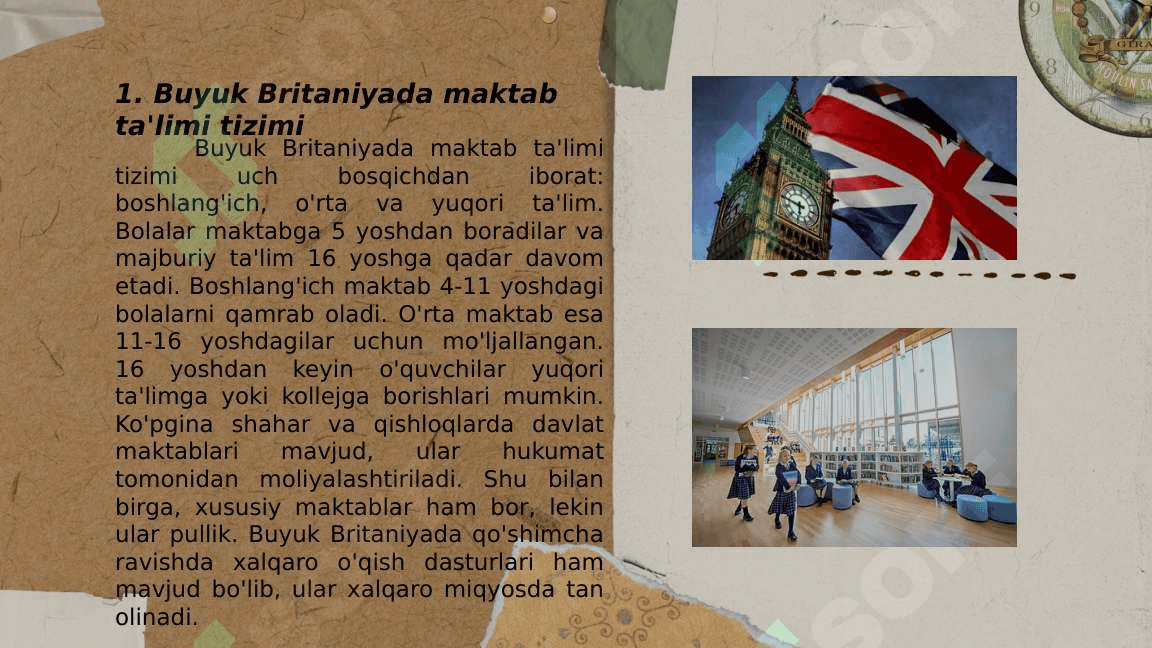 Buyuk Britaniya ta'lim tizimi 3