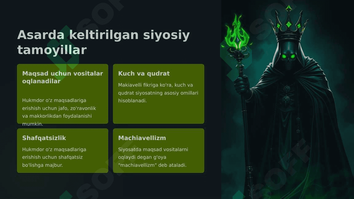 Makiavellining "Xukmdor" asari 4