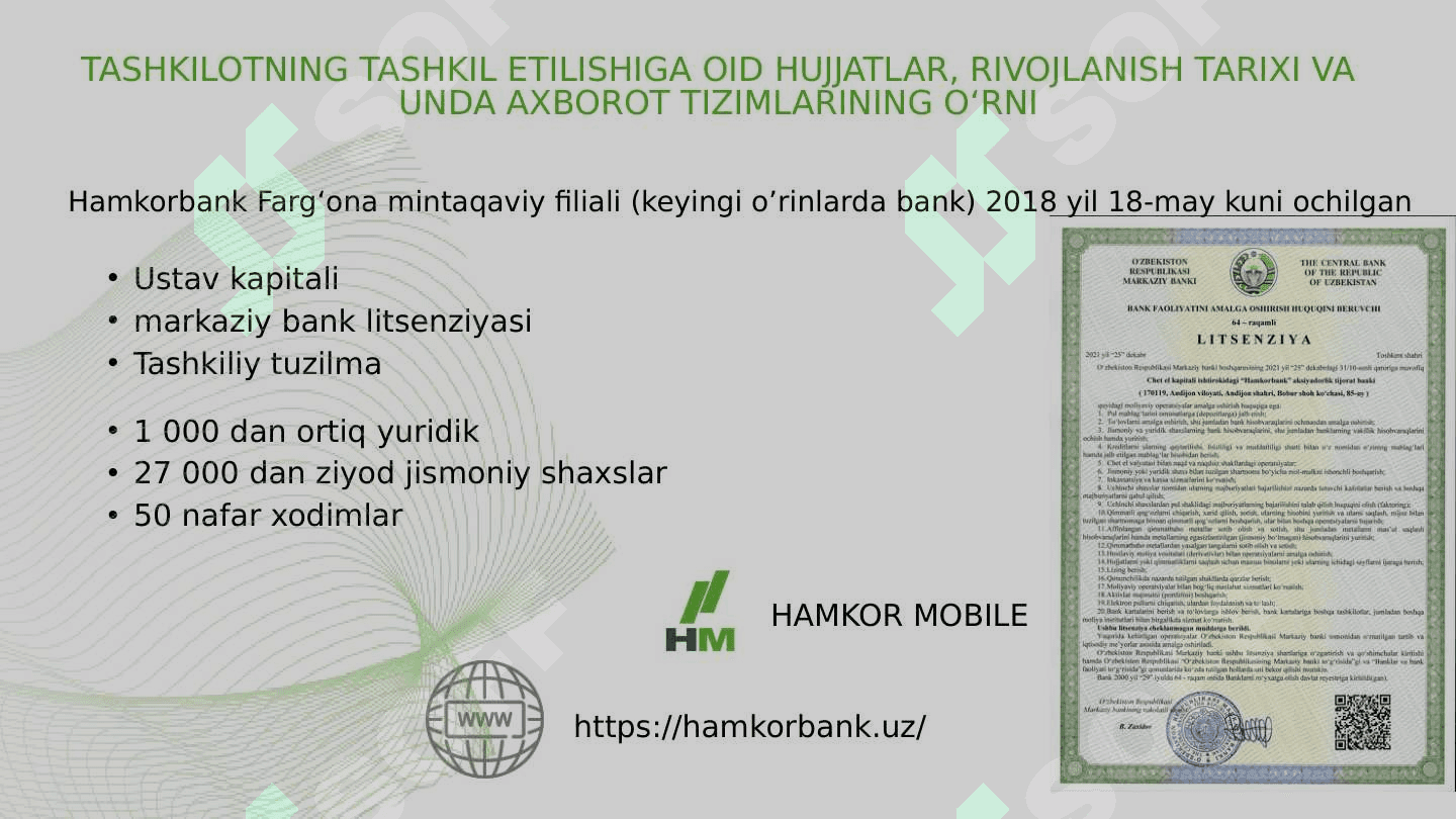 hamkorbank haqida ma`lumot pptx 3
