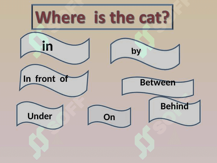 Prepositions of PLACE 2