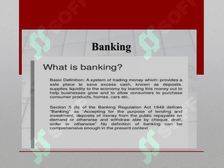 PARTS OF BANK 2