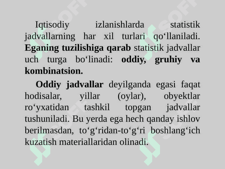 Statistik ma’lumotlarni jadvallar va grafiklarda tasvirlash 7