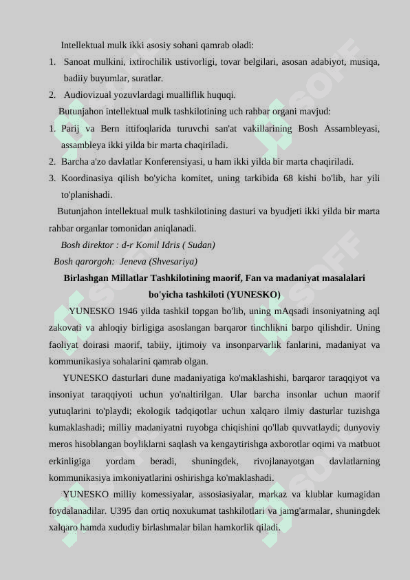 O'zbekistonning BMT muassasalari va dasturlari bilan xamkorligi 4
