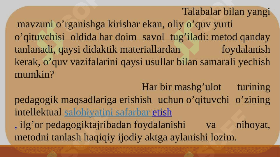 Interfaol ta’lim metodlari va ulardan foydalanish tartibi 5