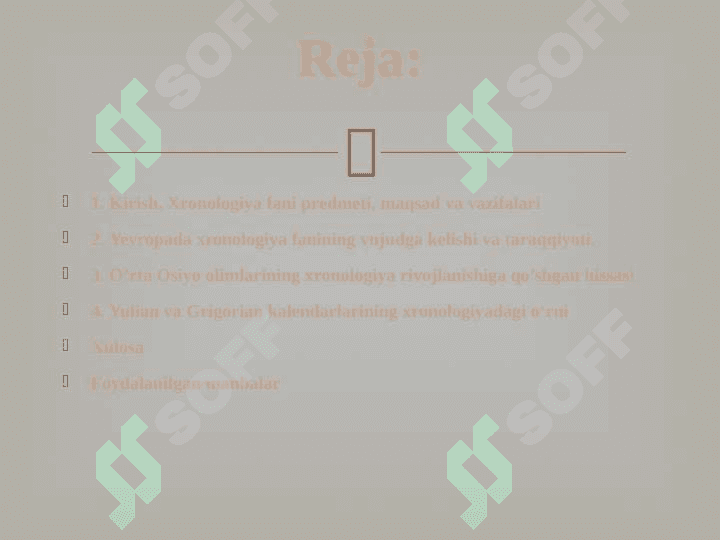 Xronologiya fani xaqida 2