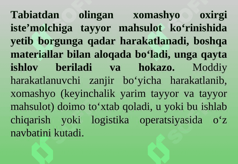 ZAXIRALAR LOGISTIKASI 6