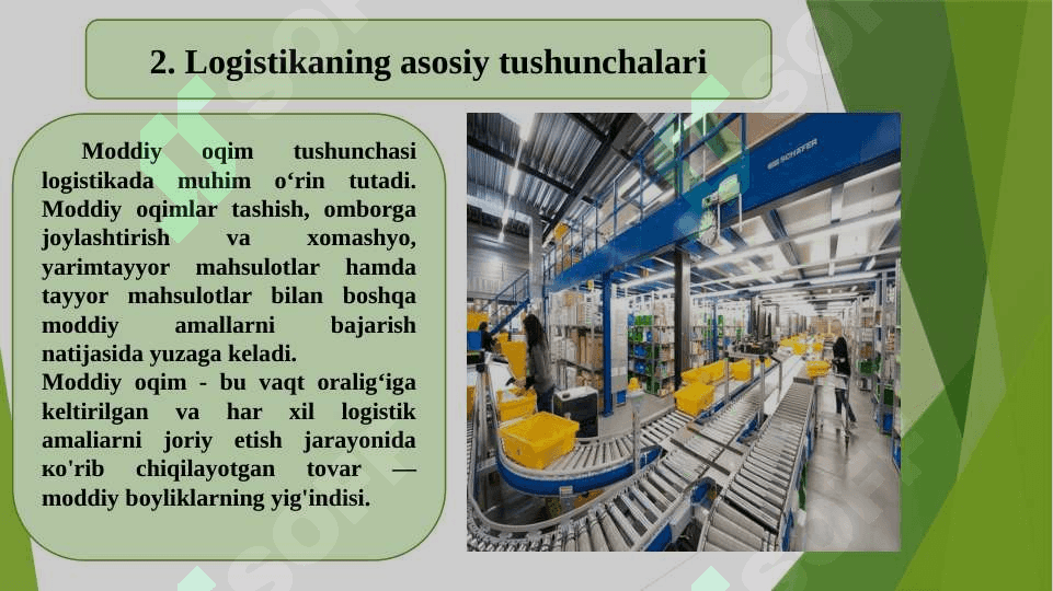 LOGISTIKANING UMUMIY TAVSIFI 5