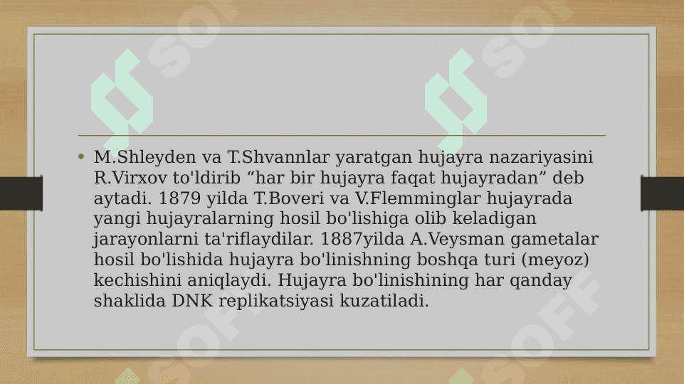 Hujayra sikli va hujayra replikatsiyasi boshqaruvi mexanizmlari 2