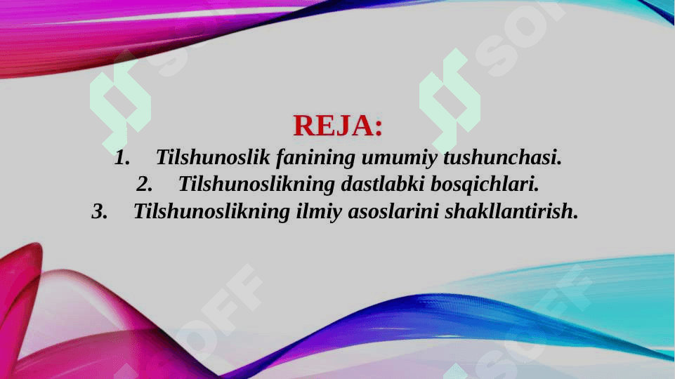 Tilshunoslik fanining shakllanishi va taraqqiyoti 2