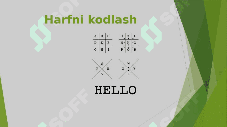 Mavzu:Axborotlarni kodlash va dekodlash 4