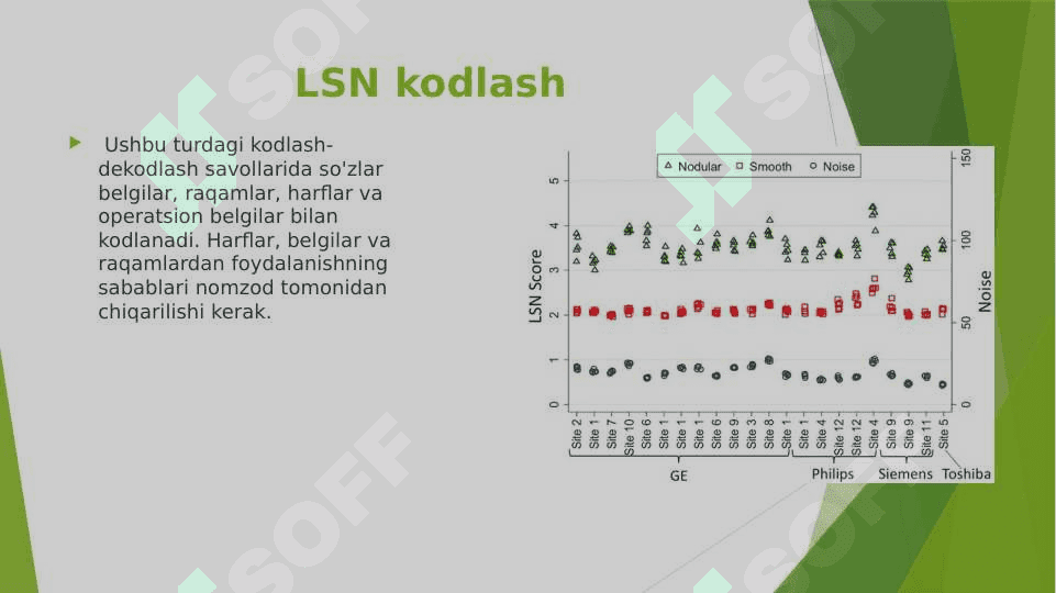 Mavzu:Axborotlarni kodlash va dekodlash 8
