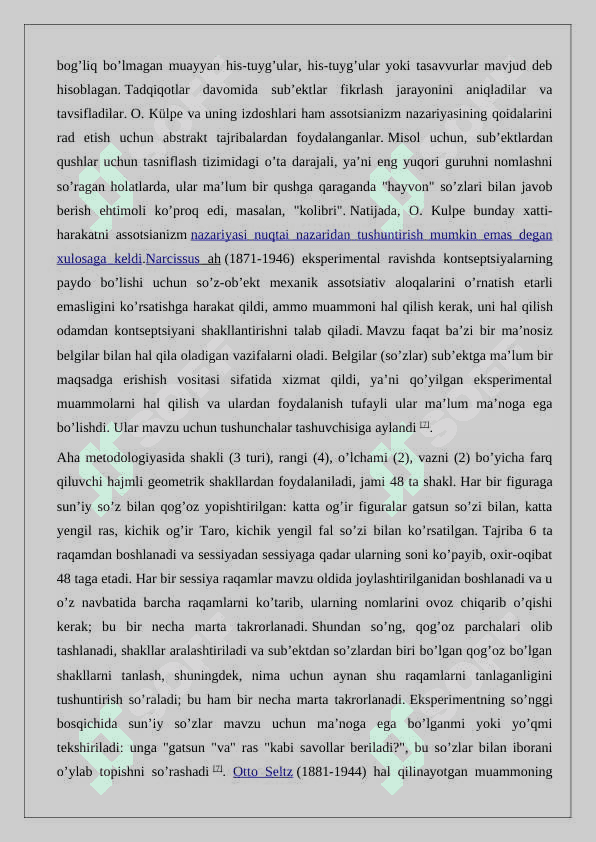 Strukturalizm Vyurtsburg  maktabi 3