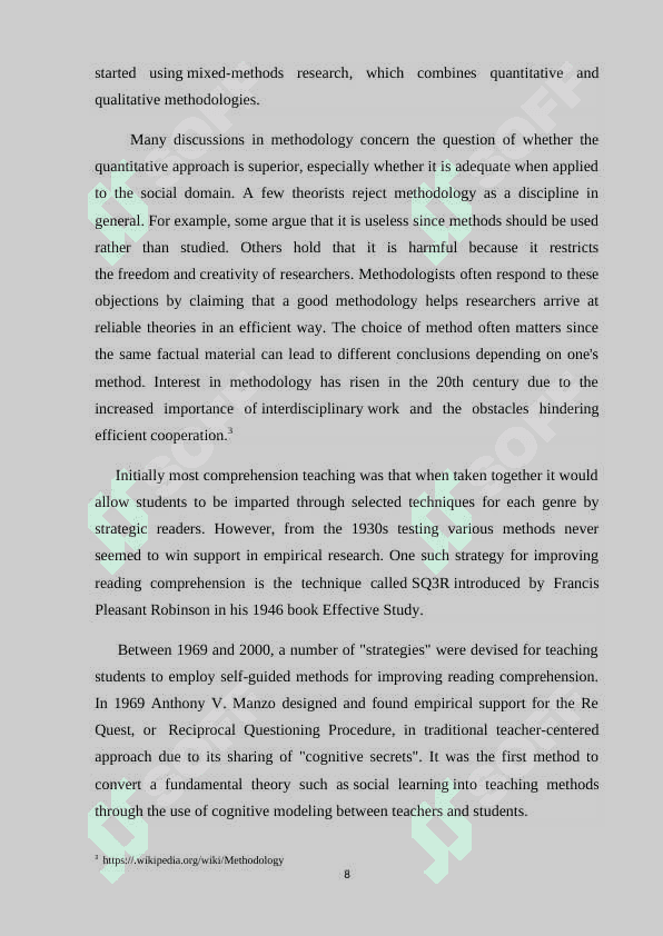 The methodology of teaching reading  to young learners 8