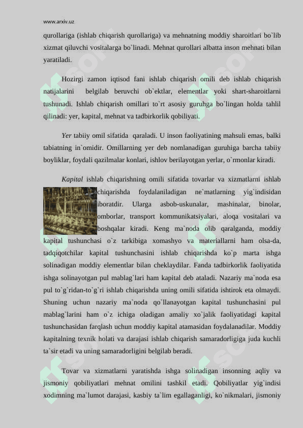 Ishlab chiqarish 3