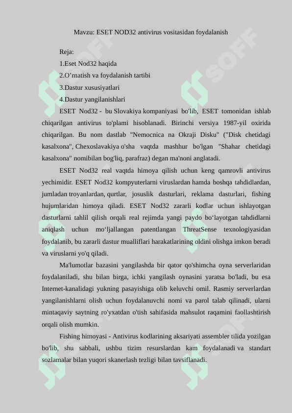 Esed nod 32 antivirusi 2