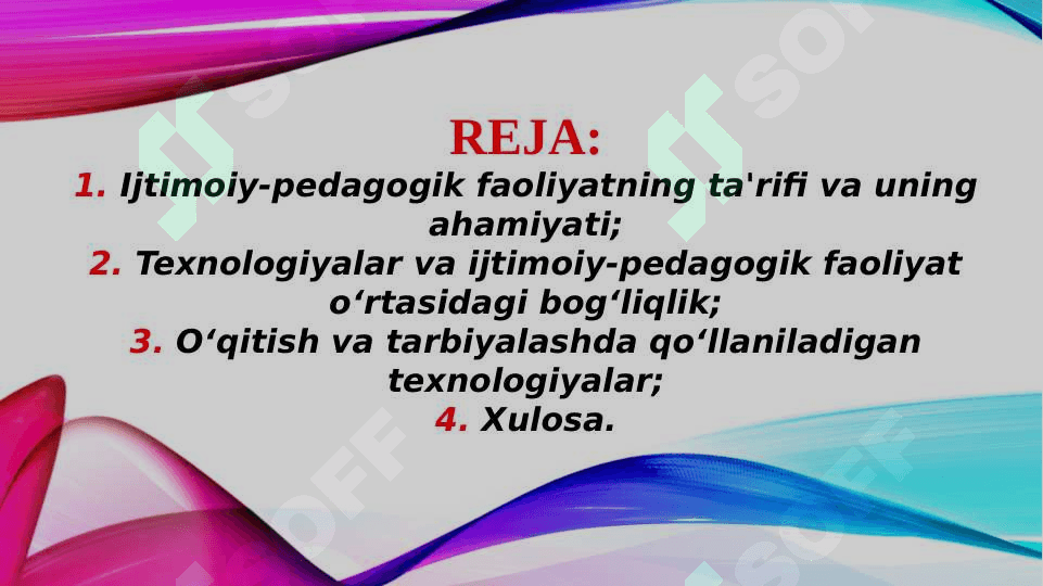 Ijtimoiy-pedagogik faoliyatda texnologiyalar 2