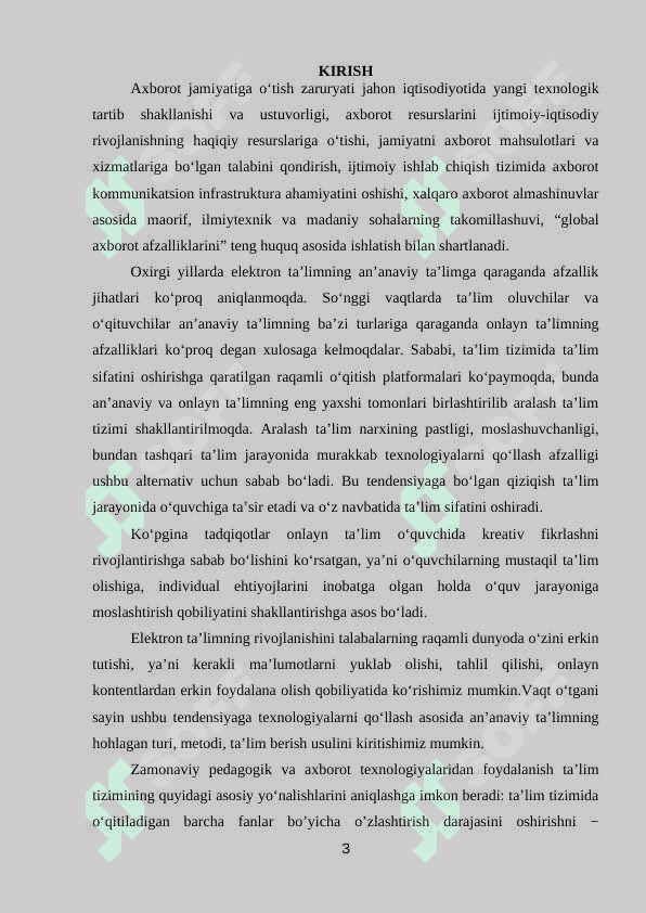 Informatika fanini o’qitishda elektron ta’limning o’rni va ahamiyati 3