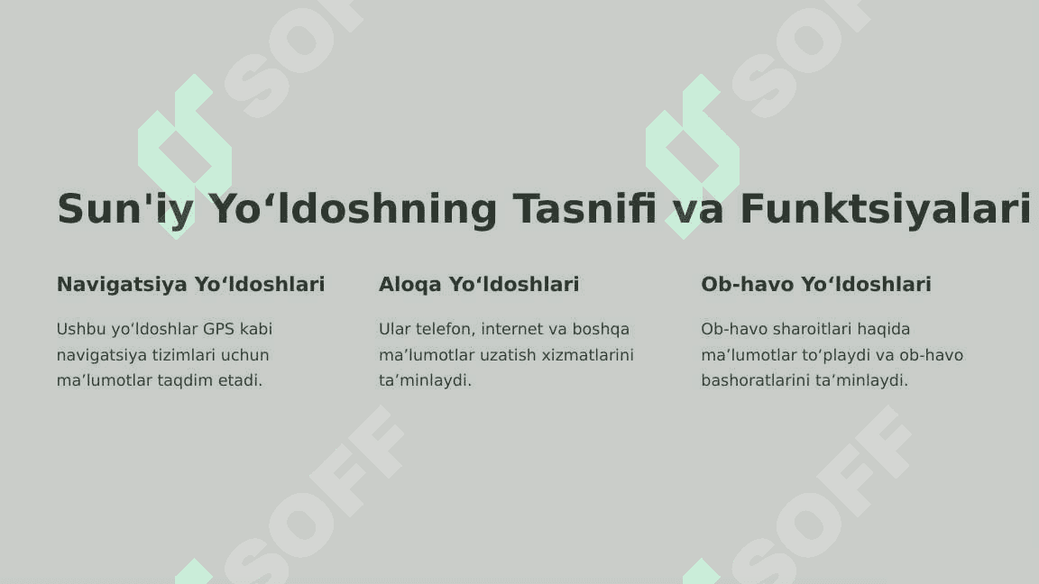 Suniy yo'ldoshli navigatsiya tizimlari 2
