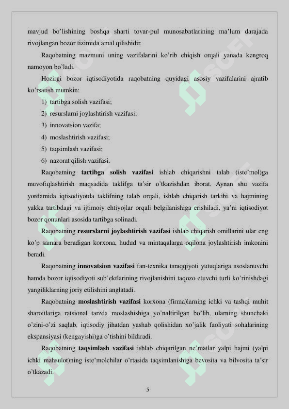 Raqobat va monopoliya 5