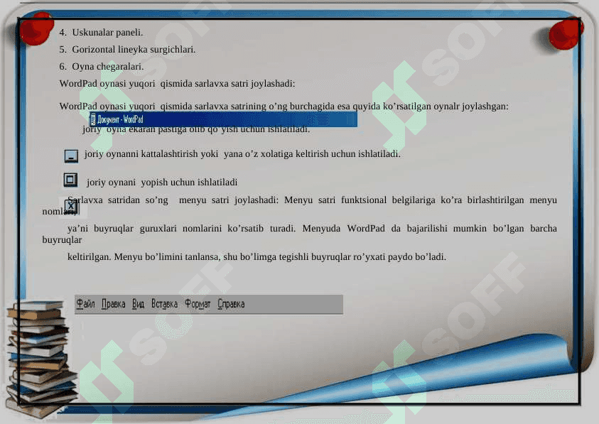 Windows muhitida fayllar va papkalar bilan 8